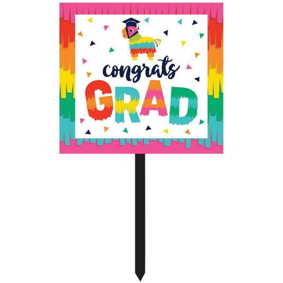 Creative Converting 640972 Fiesta Fun Grad Yard Si...