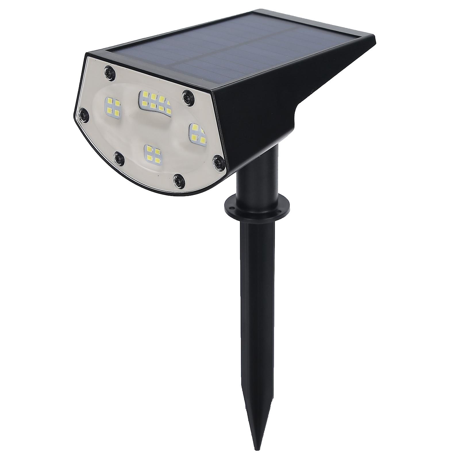 20led 2 In 1 Wall Lawn Lamp Ip65 Waterproof Multifunctional Solar Light For Garden Courtyardwarm Light