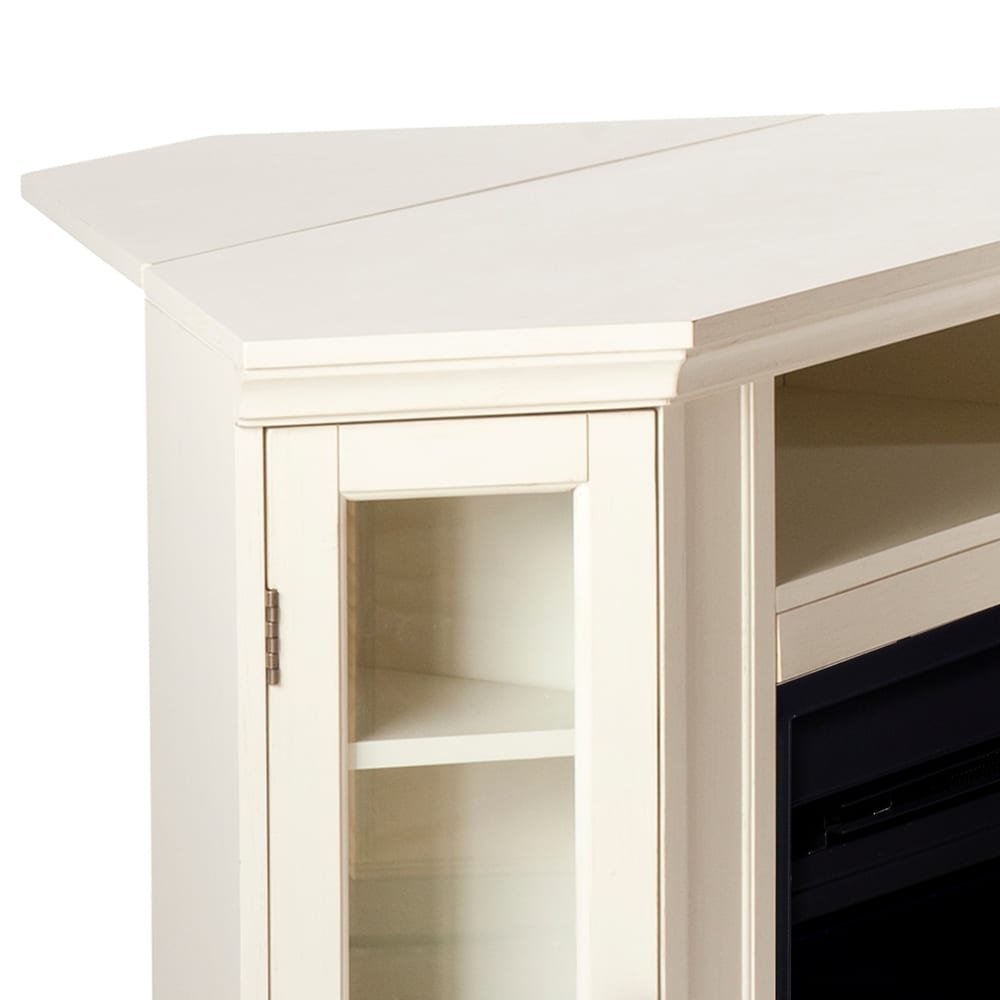 SEI Furniture Cabot Cherry Convertible Color Changing Fireplace
