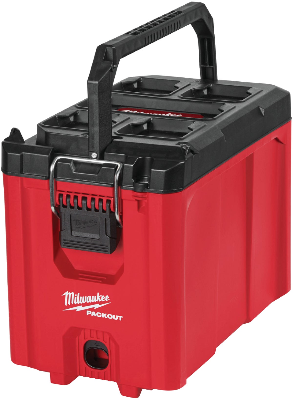 MW PACKOUT Compact Toolbox 75 Lb. Black Red