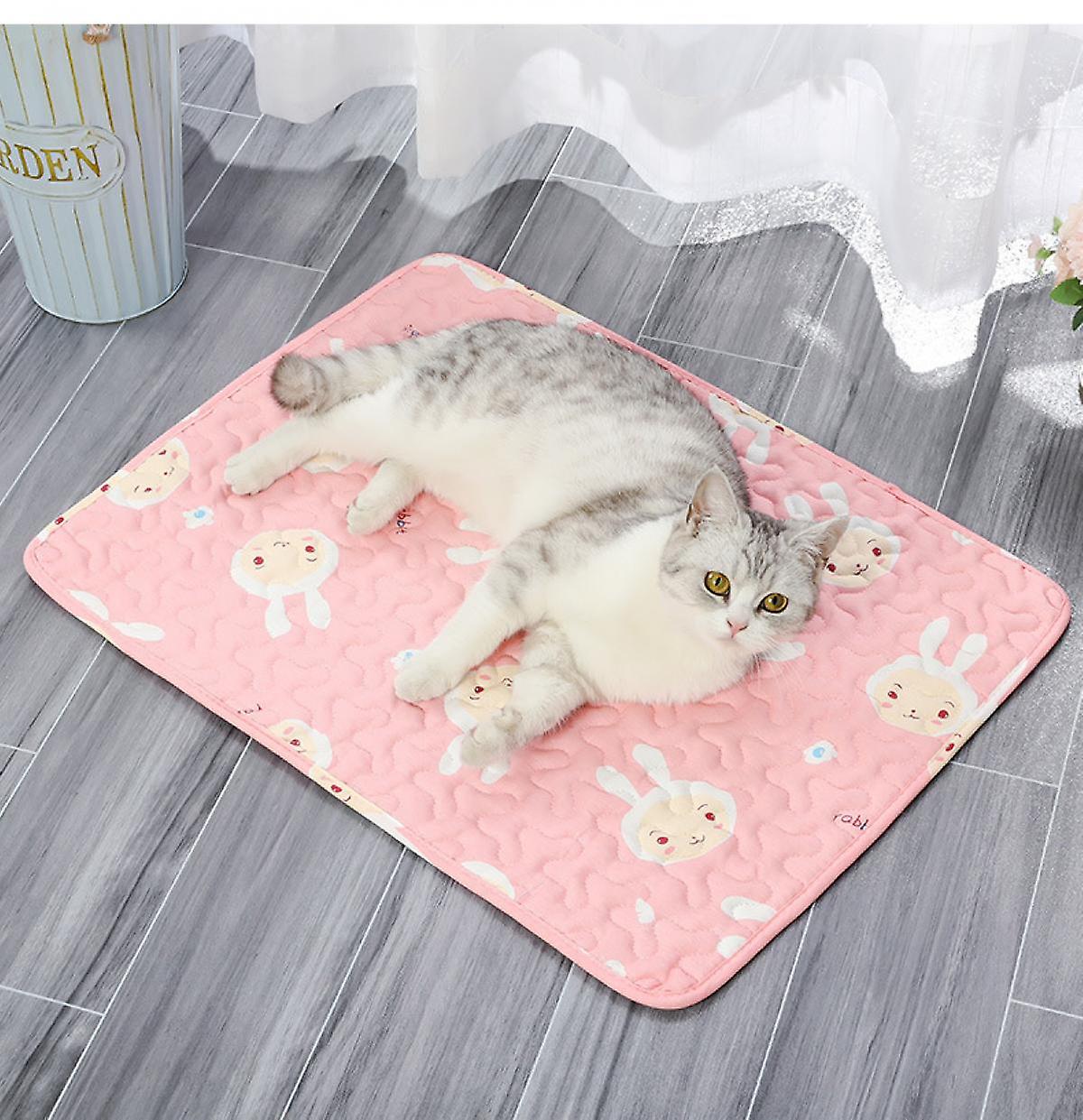 Dog Sleeping Mat Dog Kennel Mat Cat Sleeping Mat Pet Mat Pet Kennel Cool Summer Long Sleep Does Not Heat Up Lgreen Fish