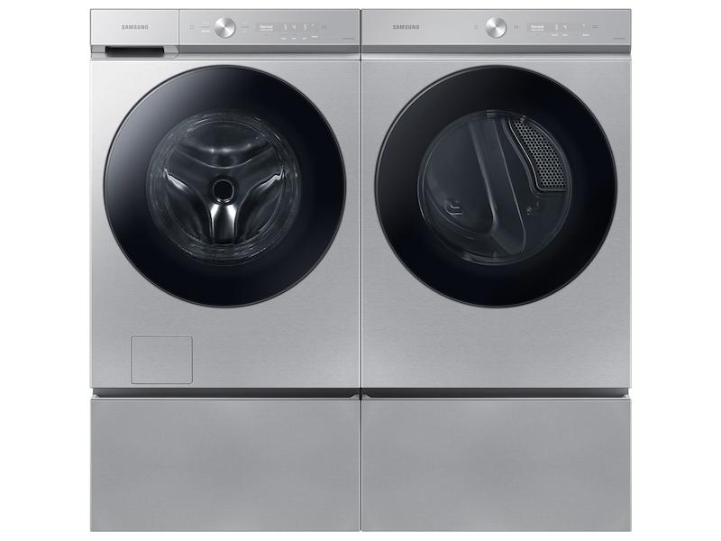 Samsung WF53BB8700AT Bespoke 5.3 Cu. Ft. Ultra Capacity Front Load Washer With Super Speed Wash And Ai Smart Dial In Silver Steel