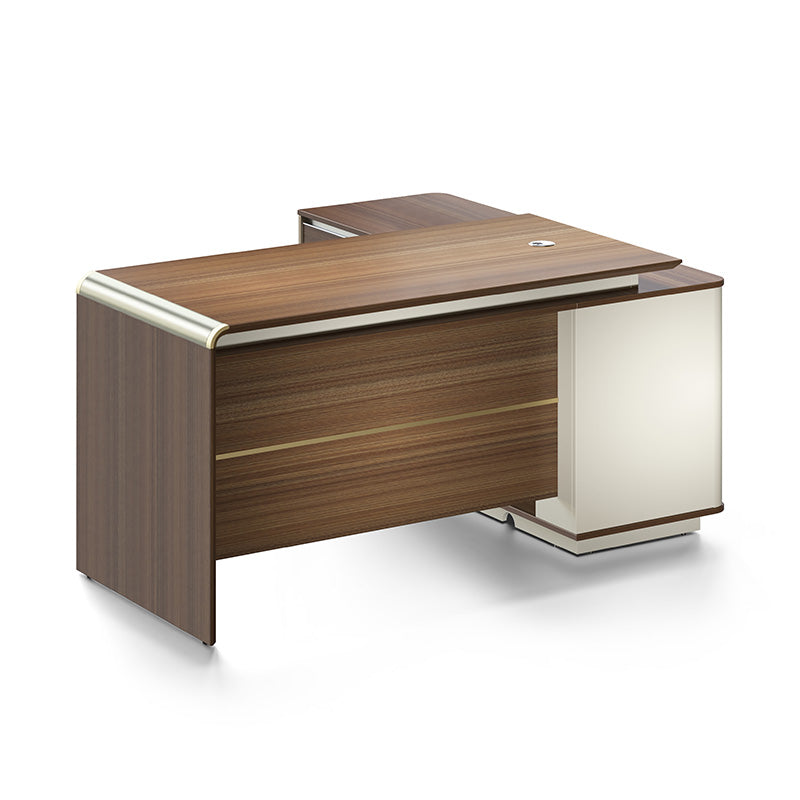 ANDERSON Executive Desk 1.6M Reversible - Australian Gold Oak