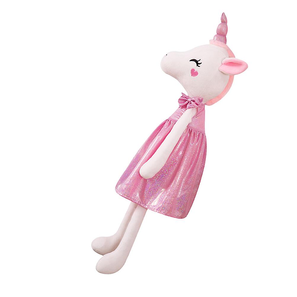 Plush Unicorn Doll Stuffed Cotton Plush Toy Adorable Animal Toy Children Gift For Woman Kidswhite 65cm