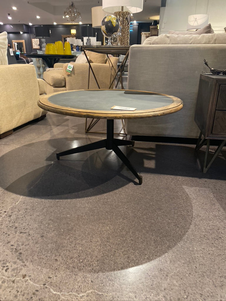 ZINC ROUND COFFEE TABLE