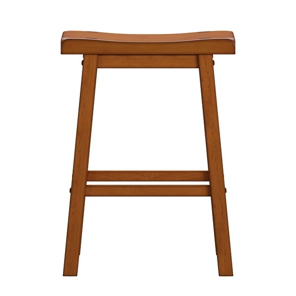 Salvador Saddle Seat Counter Stool (Set of 2) by iNSPIRE Q Bold