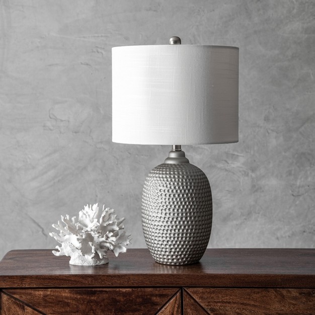 Table Lamp Lighting Gray 21 quot H X 12 quot W X 12 quot D