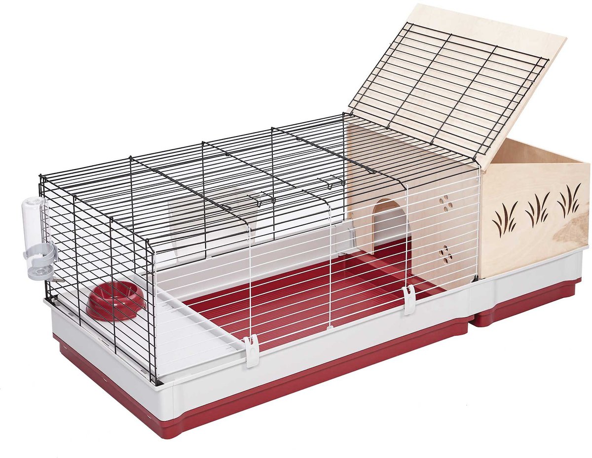 MidWest Wabbitat Deluxe Rabbit Home Wood Hut Expansion