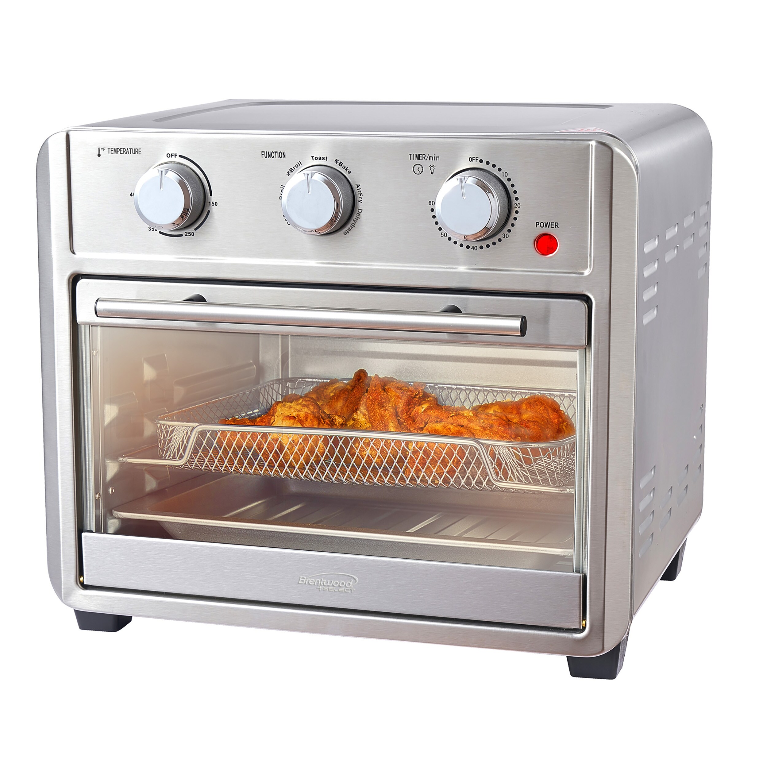 22.7 Liter Quart Stainless Steel Convection Air Fryer Toaster Oven