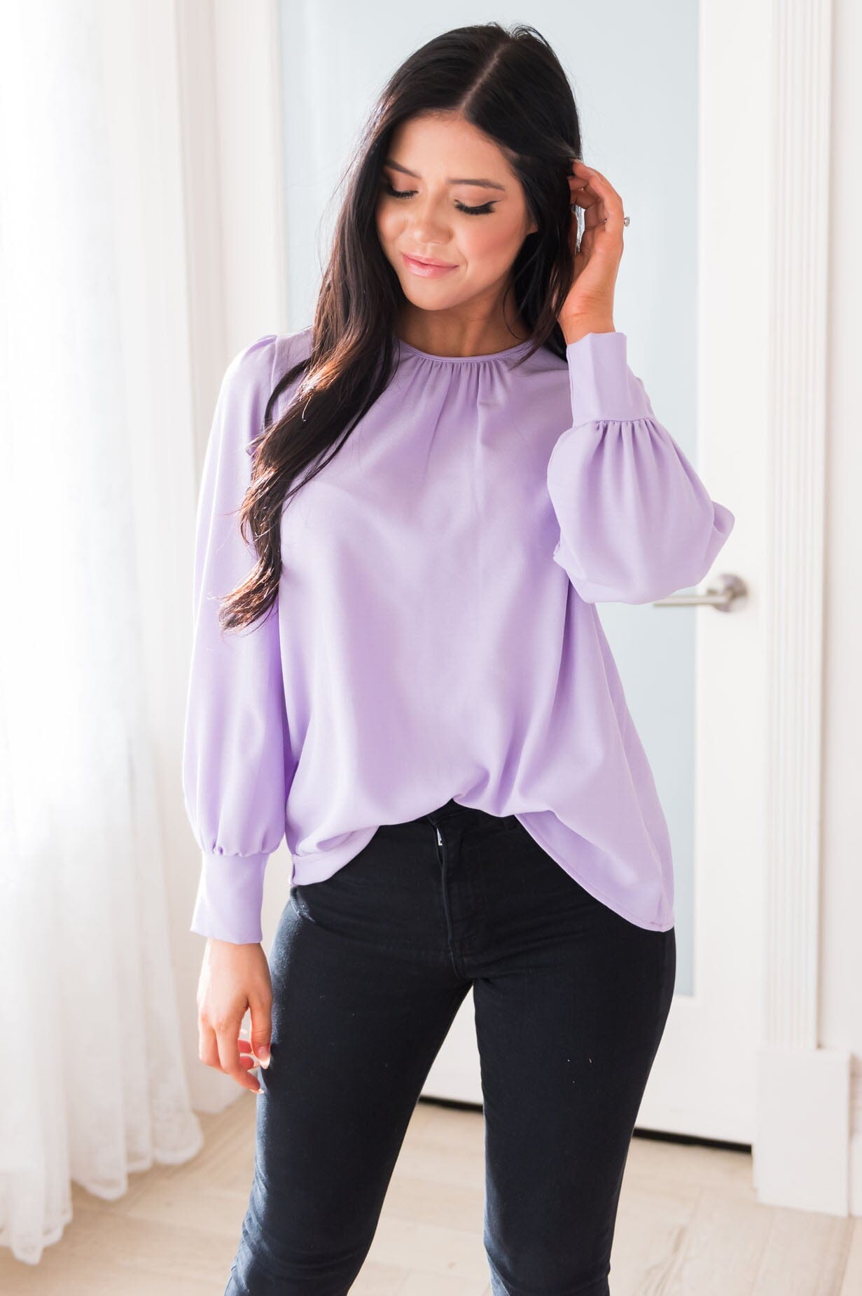 It's All About The Class Modest Blouse