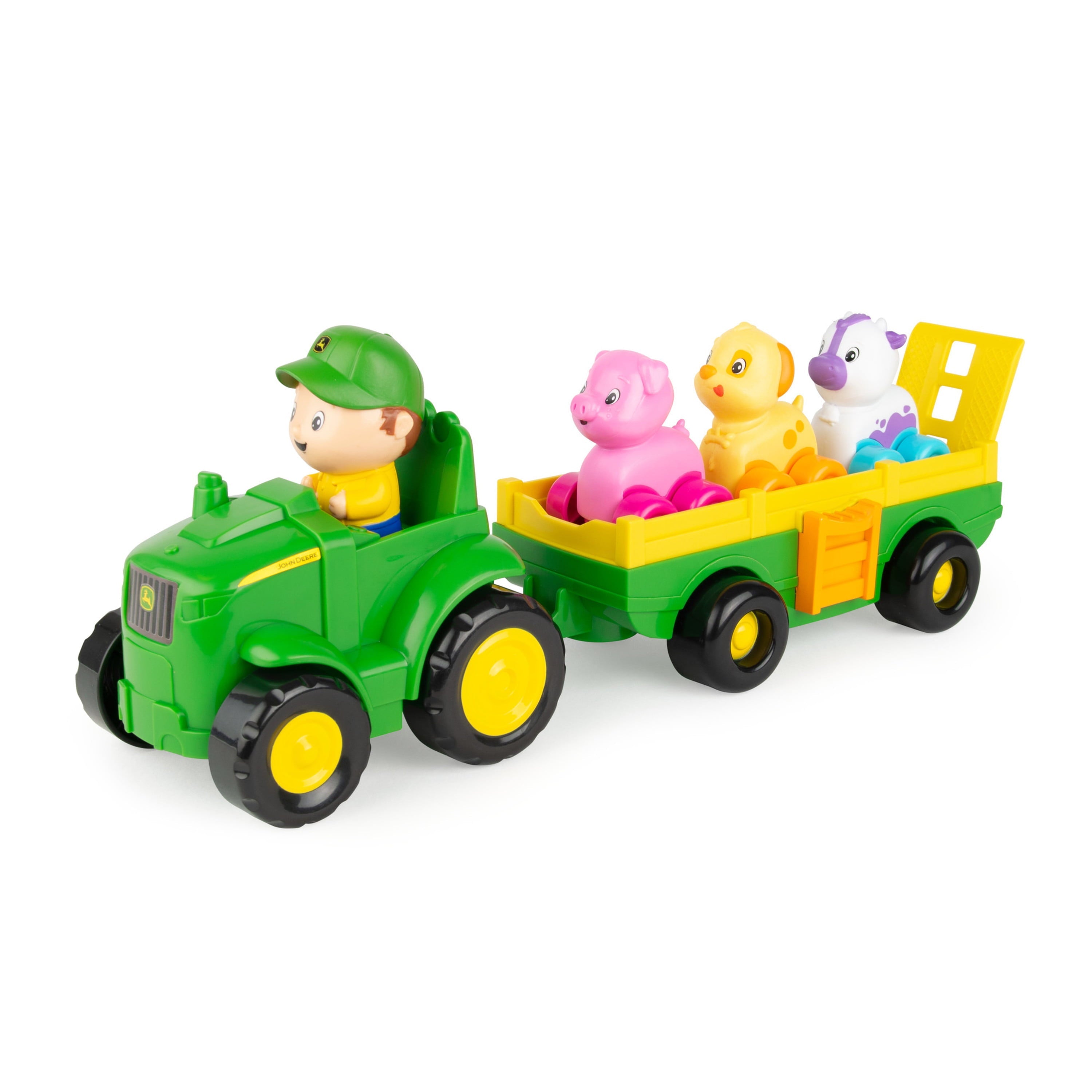 John Deere Animal Sounds Wagon Ride - Grow with Me Toy Ages 12m+