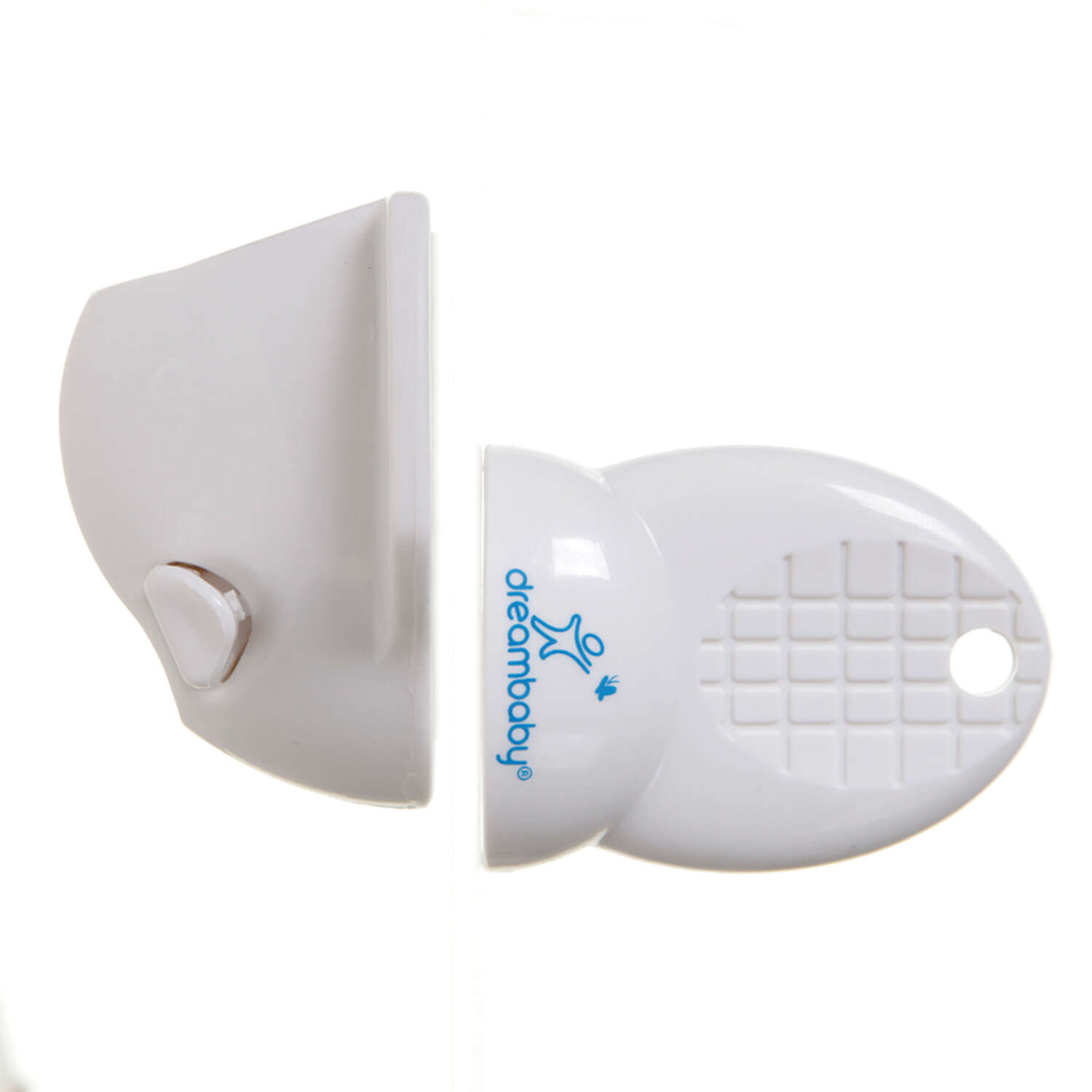 Dreambaby Adhesive Mag Lock White Plastic Adhesive Magnetic Cabinet Locks 5 pk