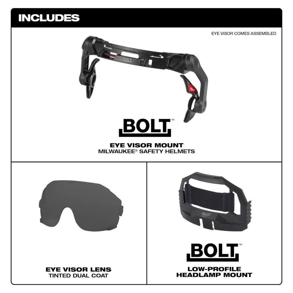 MW BOLT Pivoting Fog-Free Tinted Visor (Helmet Only) 48-73-1416