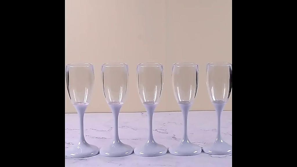 LED Glowing Light-Up Goblet Food Grade Plastic Light-Up When You Pour Water for Wedding Birthday Party Glow Wine Glass Cup