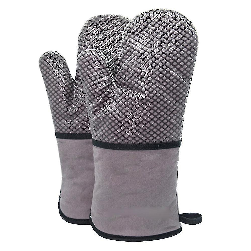 1pair Heat Resistant Oven Gloves， Baking Gloves Cooking Gloves