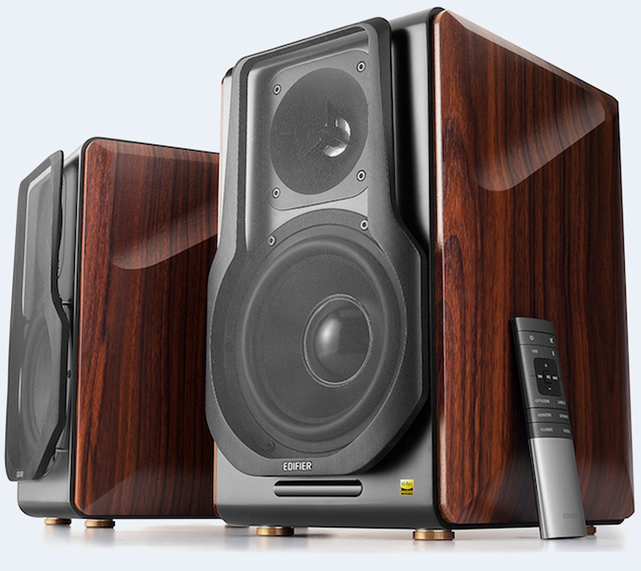 Edifier Walnut Powered Bluetooth Bookshelf Speakers (Pair)