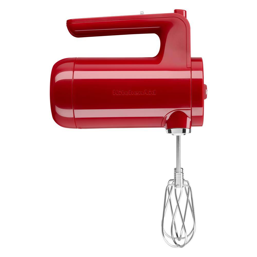 KitchenAid Cordless 7-Speed Empire Red Hand Mixer KHMB732ER