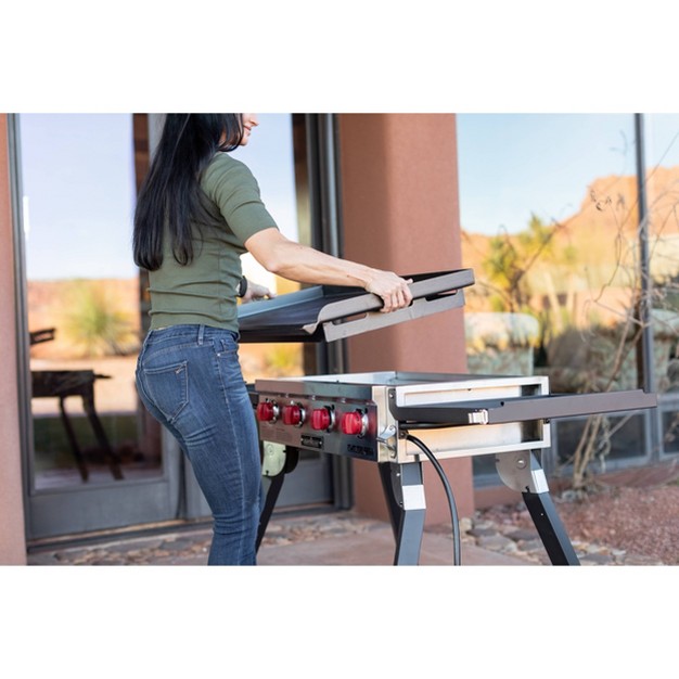 Camp Chef Portable 4 Burner Flat Top Gas Grill Ftg600p