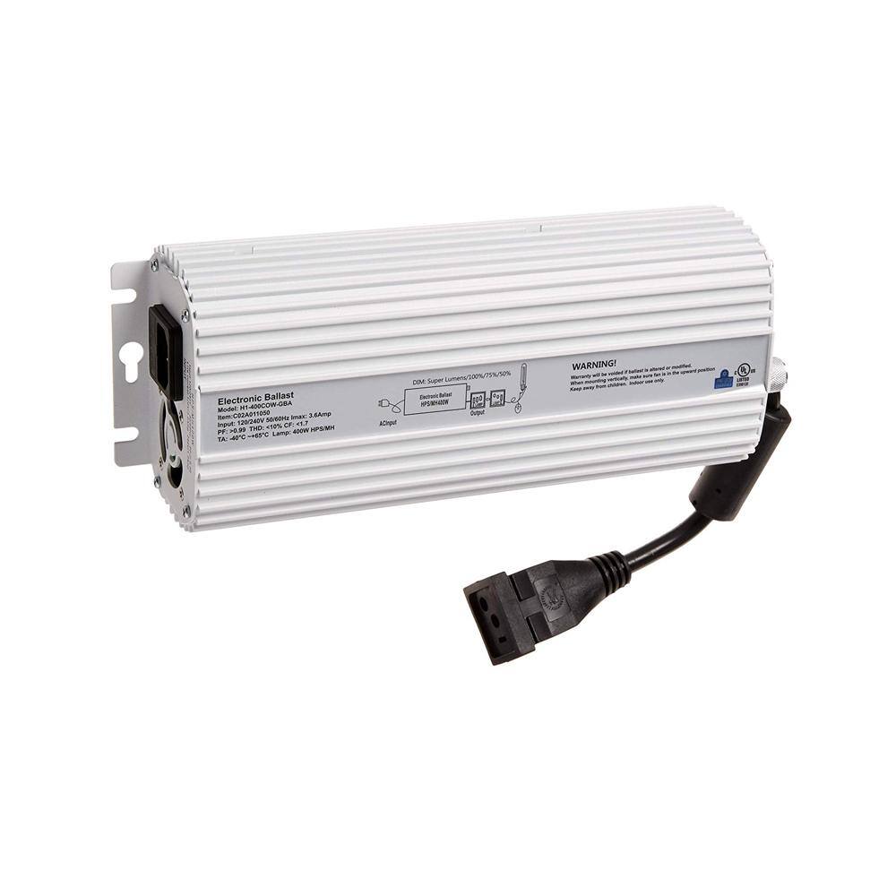 Hydro Crunch 400-Watt Digital Dimmable Ballast 120240-Volt for Grow Lights C02A011050