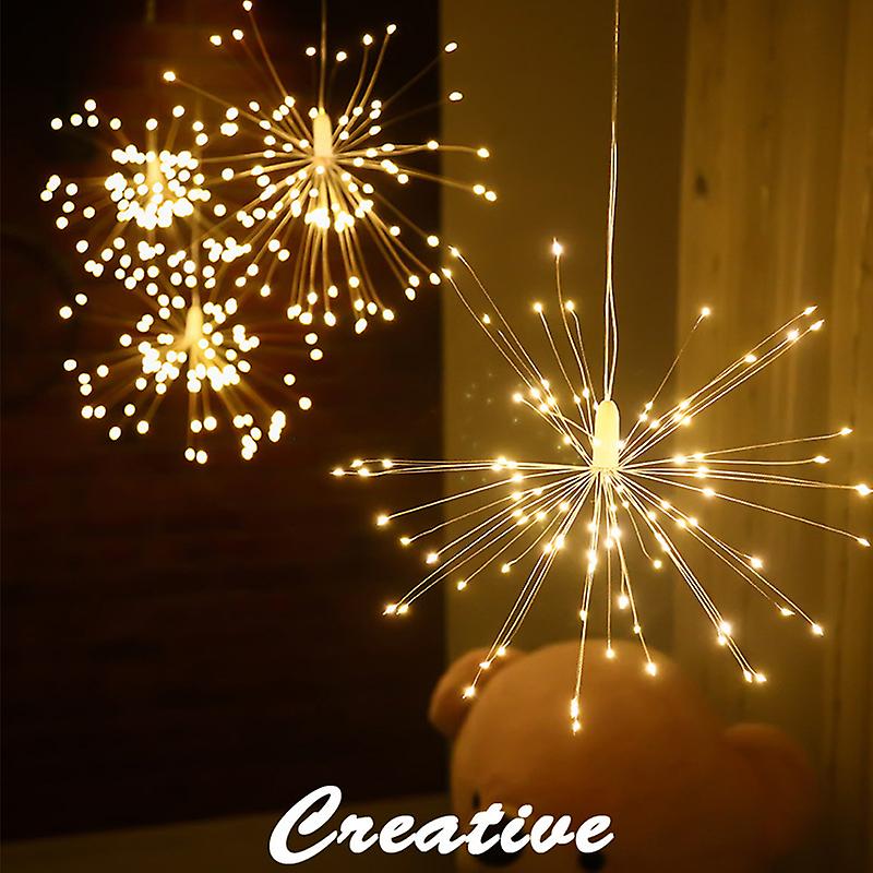 Christmas Garland Fireworks Fairy Lights 3m 500leds Garland Curtain Led String Light For Xmas New Year Bedroom Decor Lighting