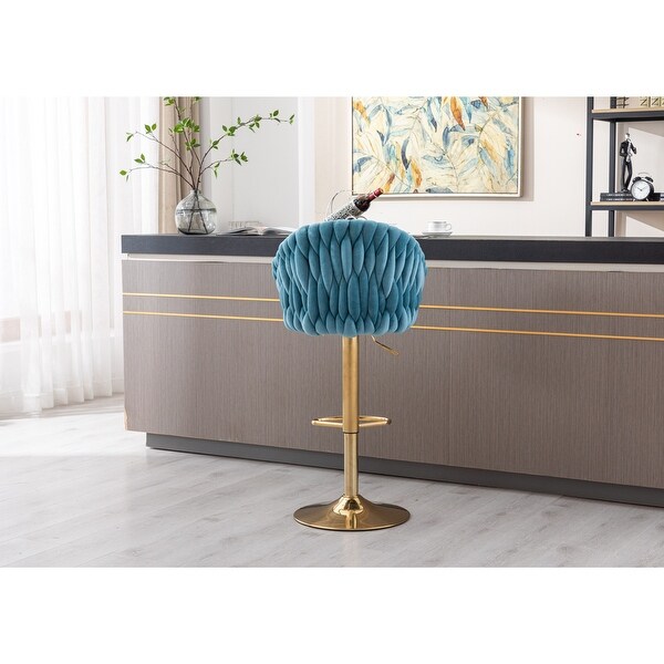 Bar Stools with Back and Footrest Counter Height