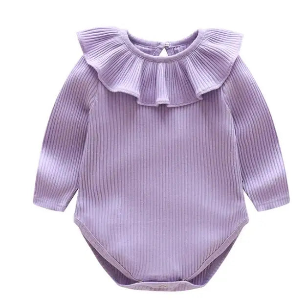 Spring Newborn Girls Romper Baby Clothes Baby Cherry Print Butterflies Long Sleeve Jumpsuit Climb Clothes Baby Cotton Clothing