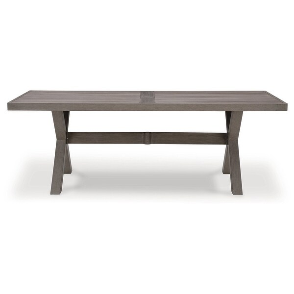 Signature Design by Ashley Hillside Barn Brown Outdoor Dining Table