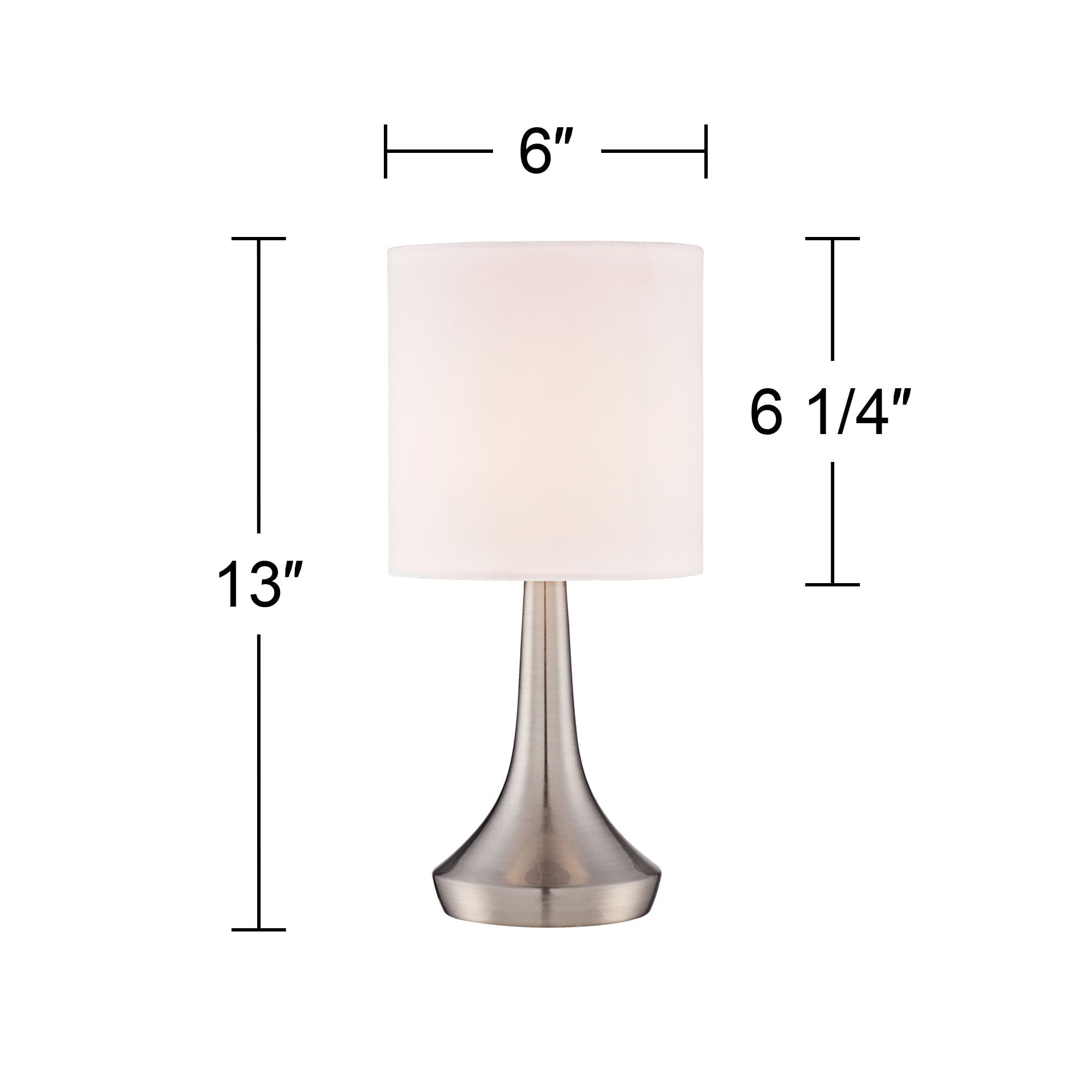 360 Lighting Modern Accent Table Lamps Set of 2 13