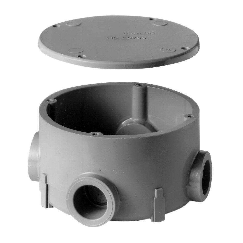 Carlon 12 in. Type-X Round Conduit Body E970CD-CTN