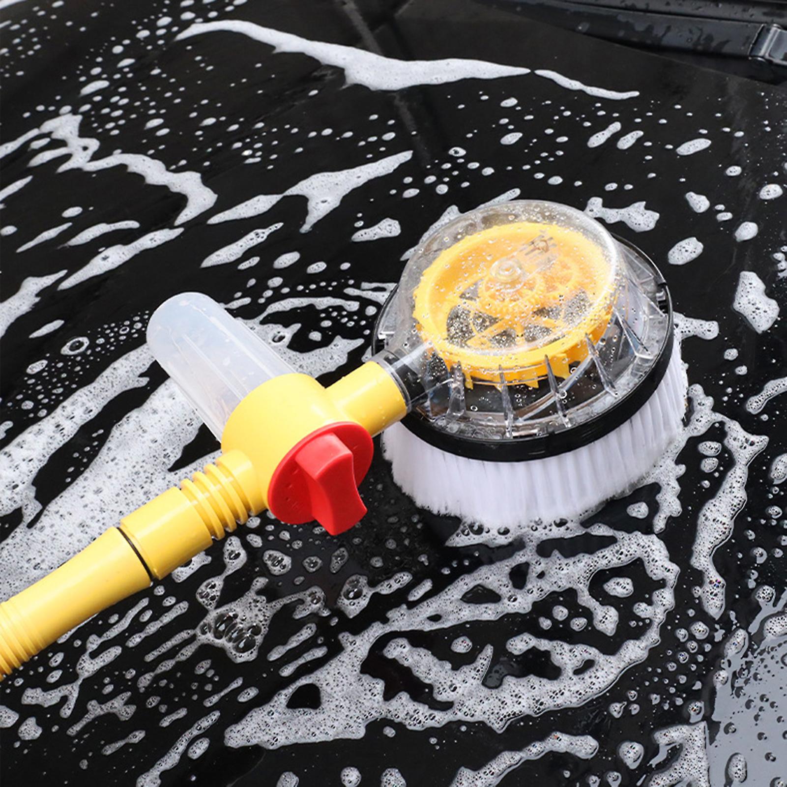 Car Wash Brush， Car Cleaning Kit， 360 Spin Car Wash Mop， High-pressure Foam Car Cleaning Brush， Detachable and Extendable Scrub Brush， For Car Home Clea