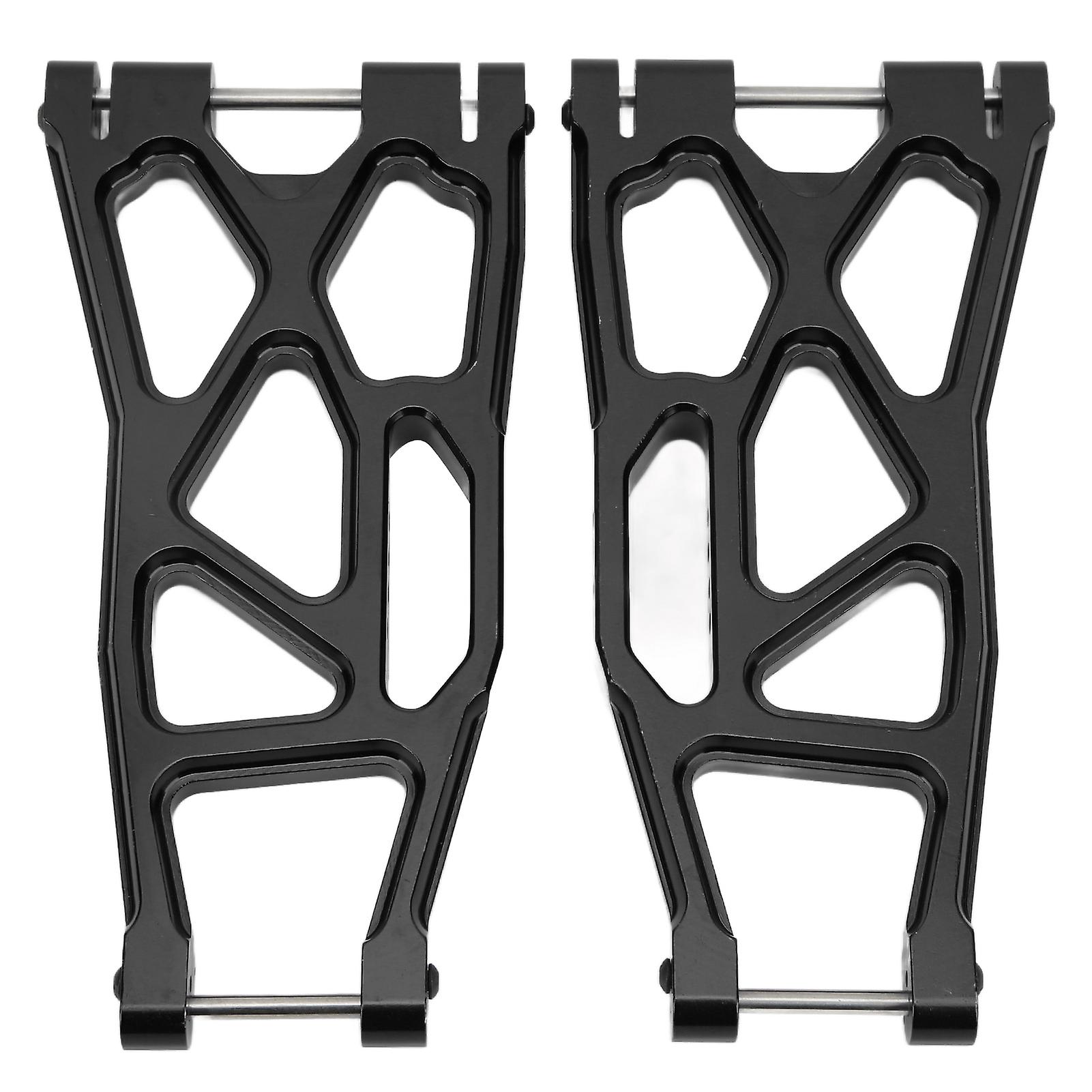 2pcs Rc Metal Front Rear Lower Suspension Arms For Traxxas 1/5 Rc Car Upgrade Partsblack