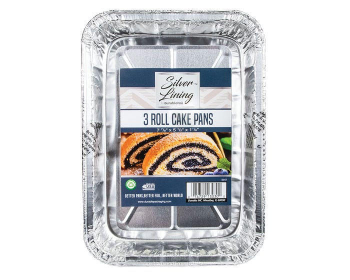 Silver Lining Aluminum Roll Cake Pans - 3 Pack - 49770142