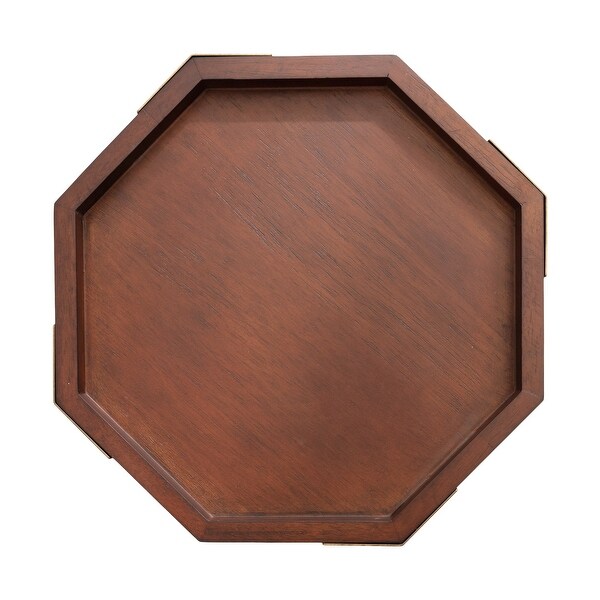 Kate and Laurel Occonor Octagon Wood Side Table - 15x15x24