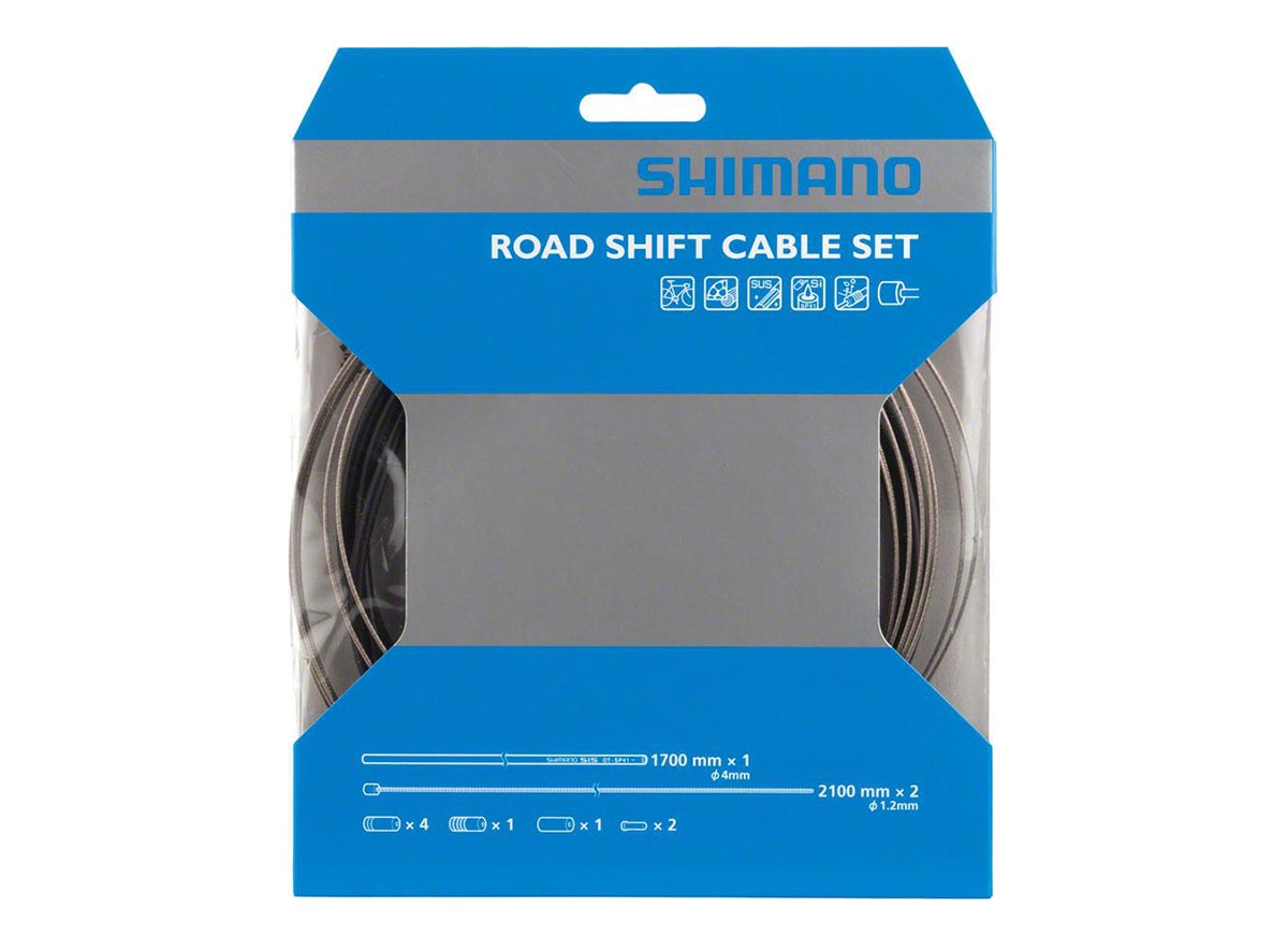Shimano SP41 Stainless Steel Road Shift Cable Set - Black