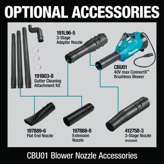 Makita 36V 157 mph 622 CFM ConnectX Cordless Brushless Blower Connector Cable (Tool Only) CBU01Z