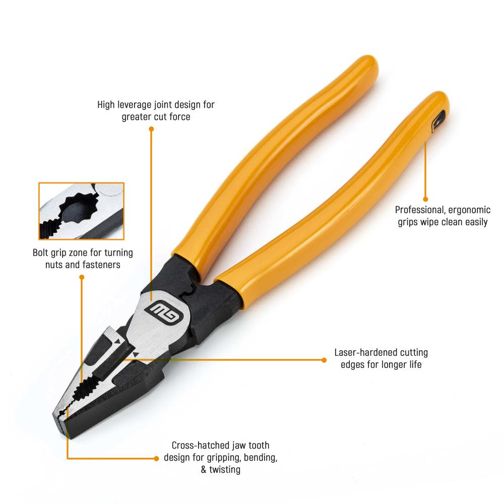 GEARWRENCH Pitbull Universal Cutting Pliers 8 Dipped Handle