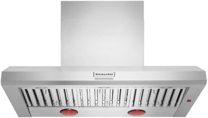 KitchenAid 48 Stainless Steel Commercial-Style Wall-Mount Canopy Range Hood