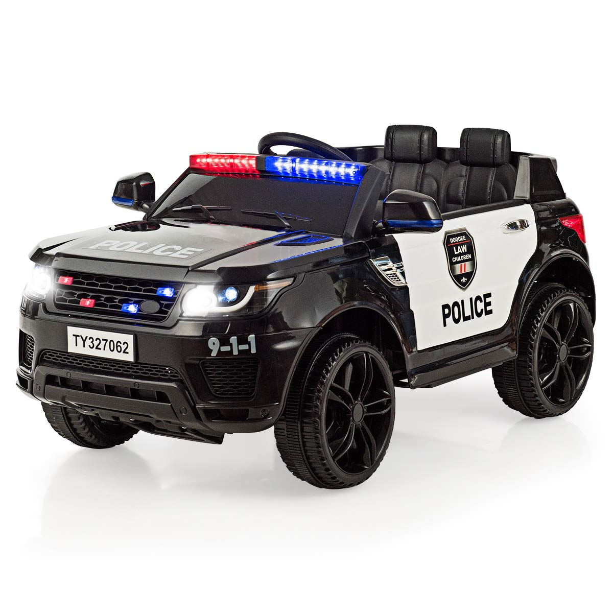 Ride on Car, 12V Battery Powered Police SUV Vehicle