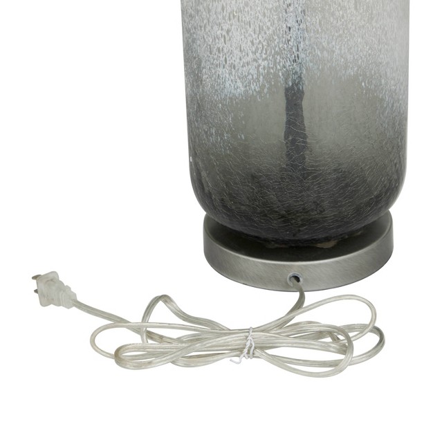 Coastal Glass Table Lamp Set Of 2 Gray Olivia amp May