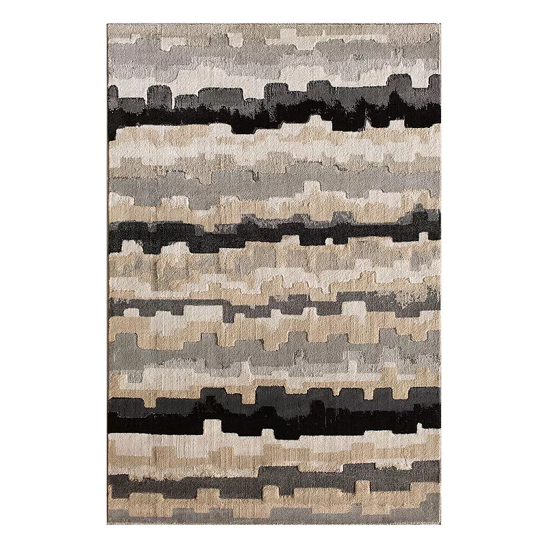 Loomaknoti Milan Erasto Striped Geometric Rug