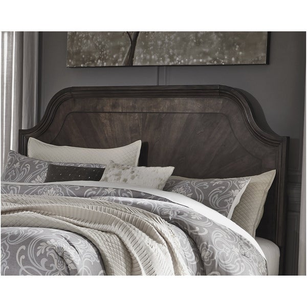 Adinton Brown Panel Headboard - - 29076037