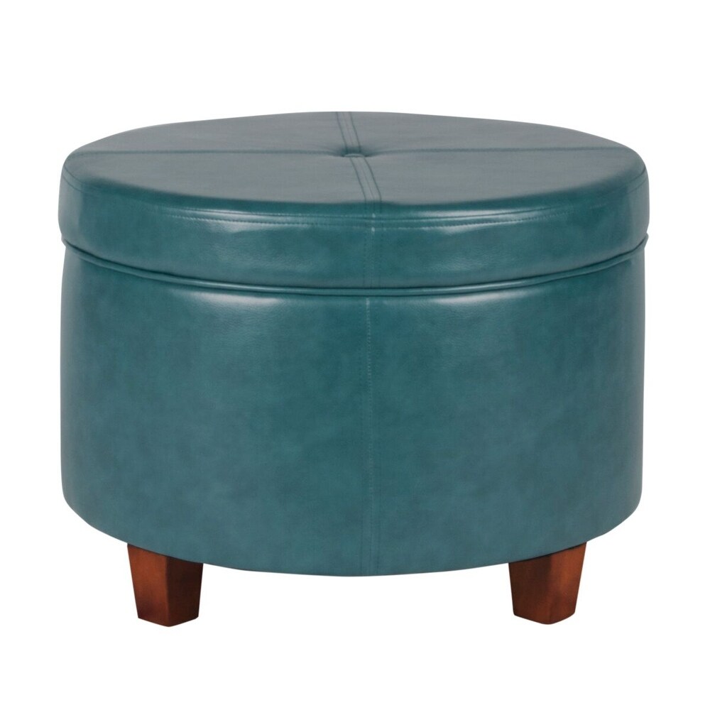 Porch   Den Rockwell Large Leatherette Storage Ottoman