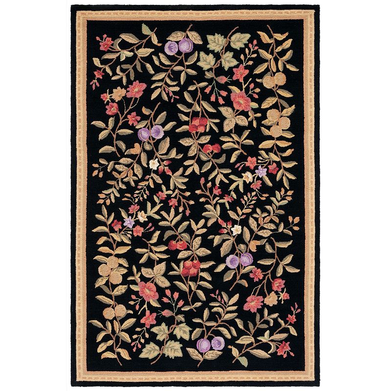 Safavieh Chelsea Blossom Framed Floral Wool Rug Runner - 2'6'' x 12'