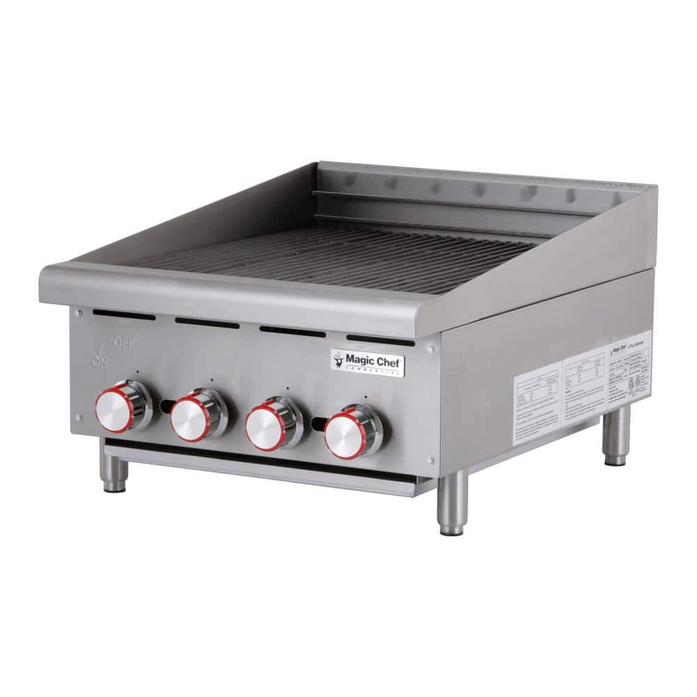 Magic Chef 24 in. Commercial Countertop Radiant Char Broiler MCCCB24A