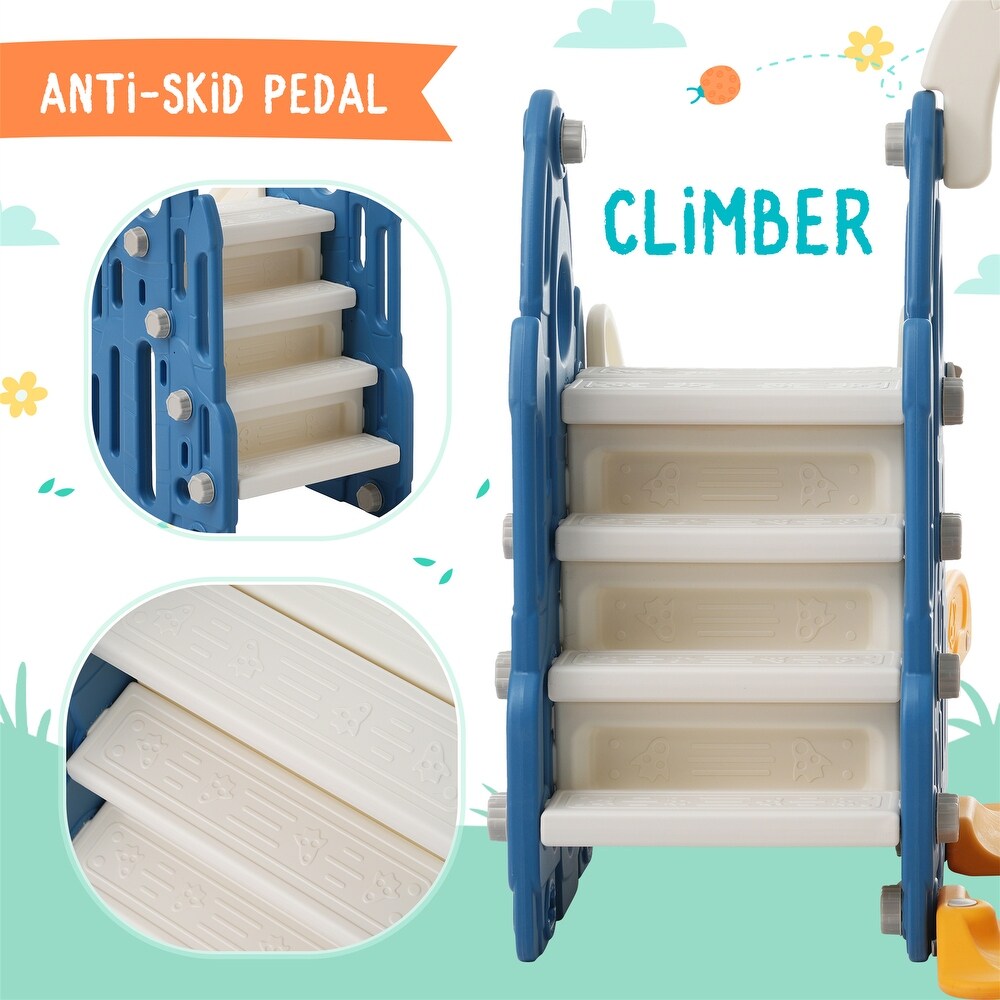 Toddler Slide and Swing Set 4 in 1