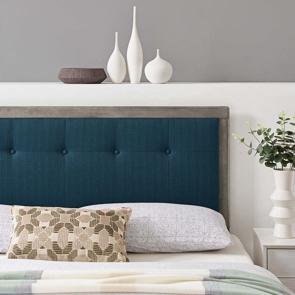 Draper Tufted Fabric and Wood Headboard - - 32028874