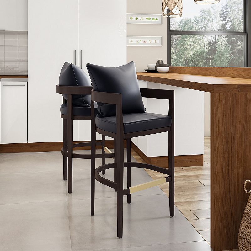 MANHATTAN COMFORT Ritz Bar Stool 2-piece Set