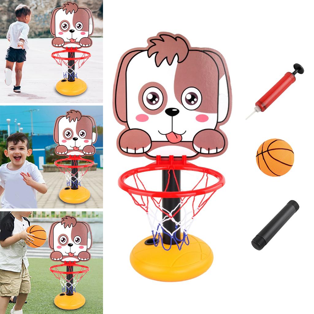 Adjustable Basketball Hoop Stand， Outside Toys Playing Set for