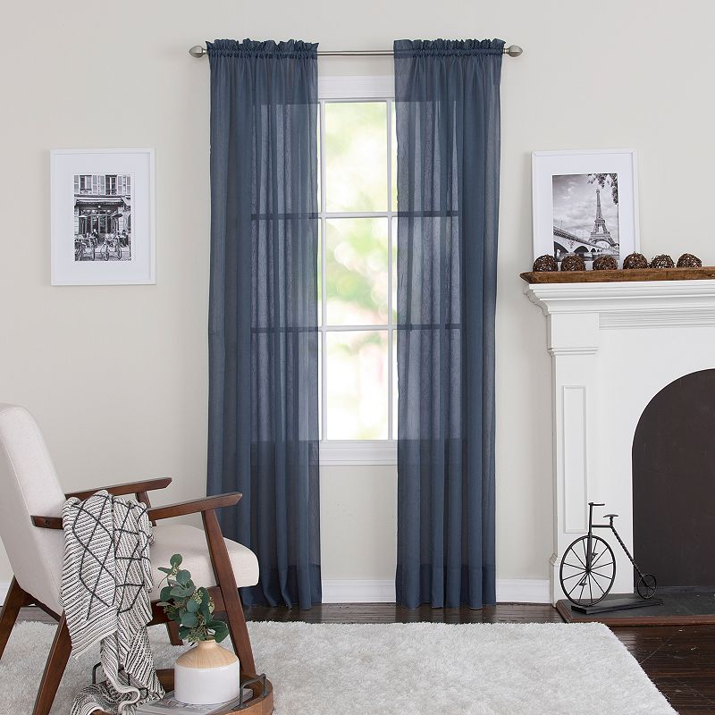 Miller Curtains Preston Rod Pocket 1-Panel Window Curtain