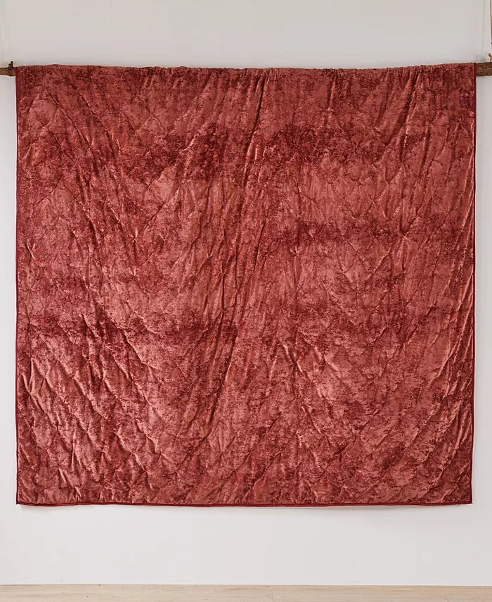 Levtex Abruzzi Velvet Reversible Quilt， Twin Twin XL